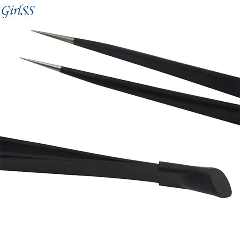 Ferramenta manicure dupla face antiderrapante alça fácil transportar acessórios para unhas T4MB