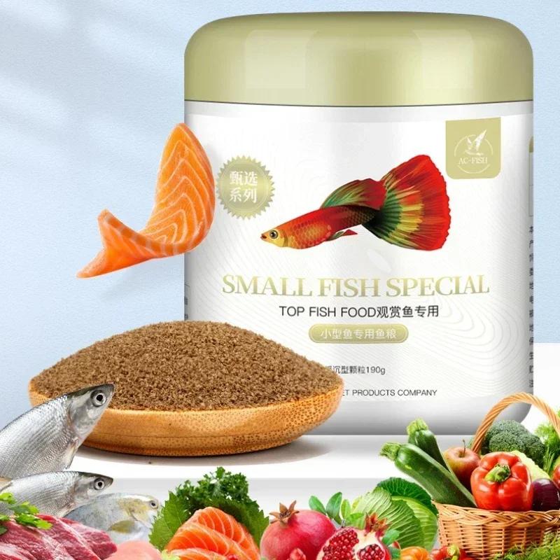 

Slow-Sinking Pellets High-Protein Color-Enhancing Fish Food with Spirulina for Guppies, Tetras, Bettas, Goldfish & Tropical Fish