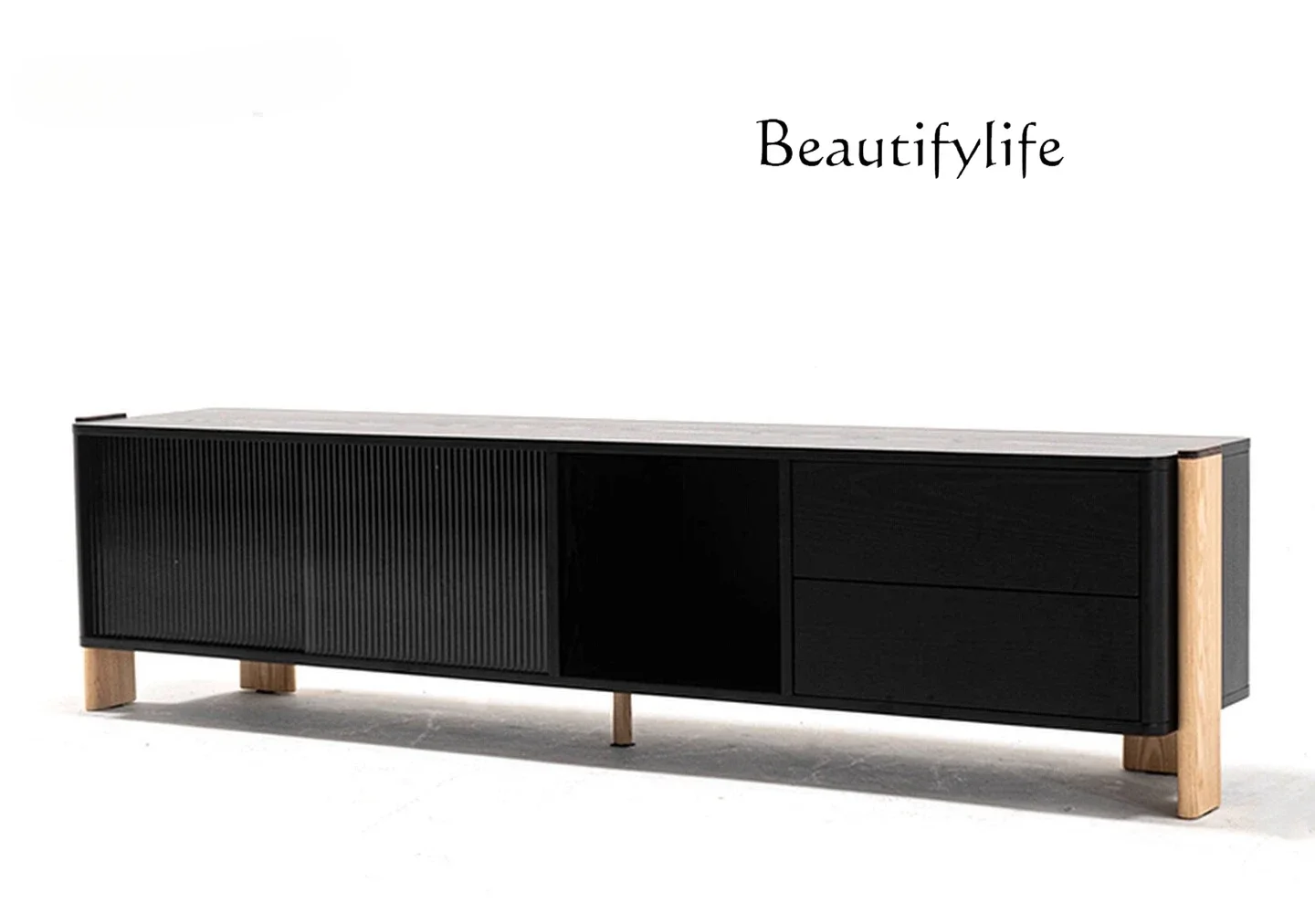 

J /Watch TV Cabinet/French Retro Black Living Room TV Cabinet Living Room Household Medieval Small Apartment