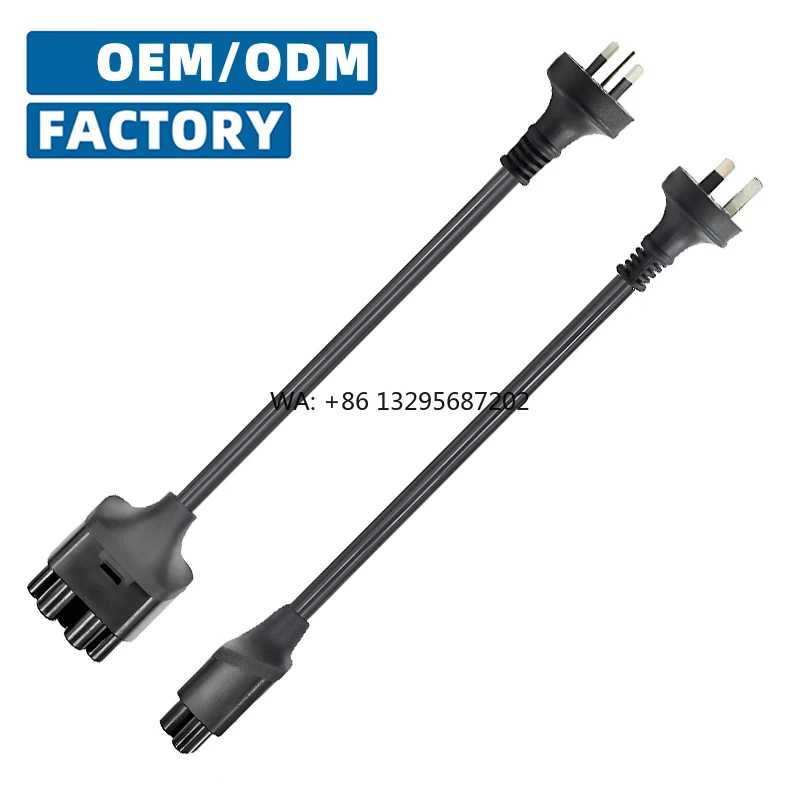 

Australian 16A Electric Vehicle Extension Cable Connector Adapter New 16A Plug for Model S 3 X Y Ev Charger Adapter