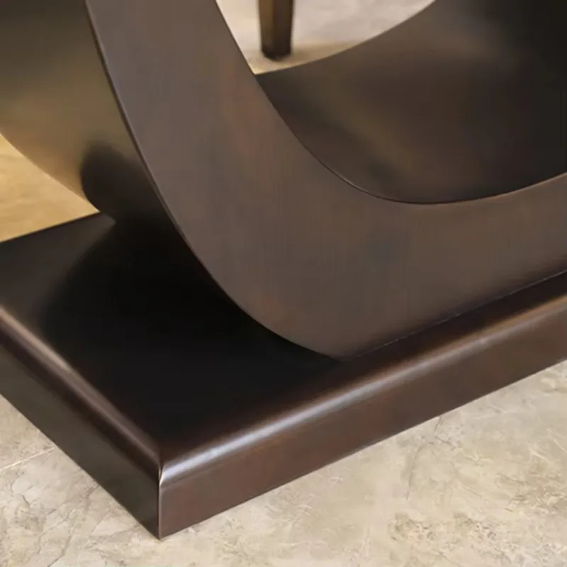 Luxury marble dining table 6 8 10 seats dining room furniture solid wood frame furniture dining table set - Image 2