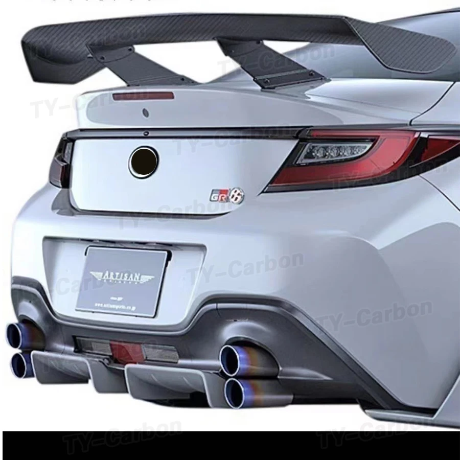 AG Style Fit For Toyota GR86 Subaru BRZ GT86 High Quality Real Carbon Fiber Rear Trunk Lip Spoiler Wing FRP