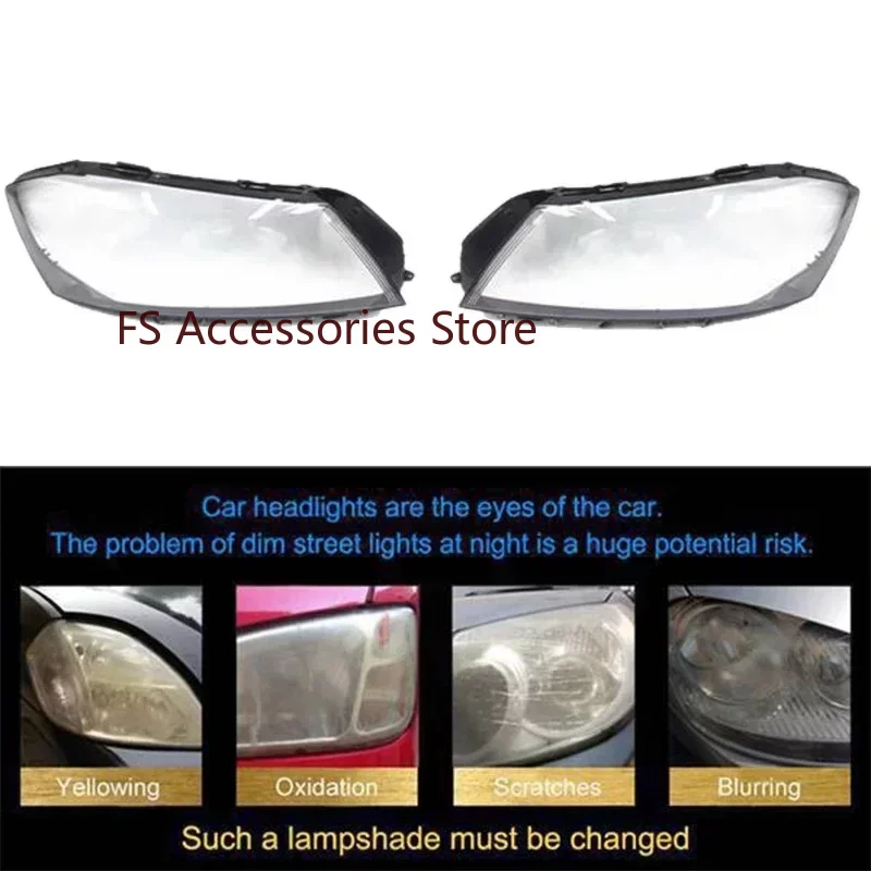 Car Front Headlight Transparent Lampshade Headlamp Cover Lens For Volkswagen For VW Passat B7 / Magotan B7L 2012 2013 2014 2015