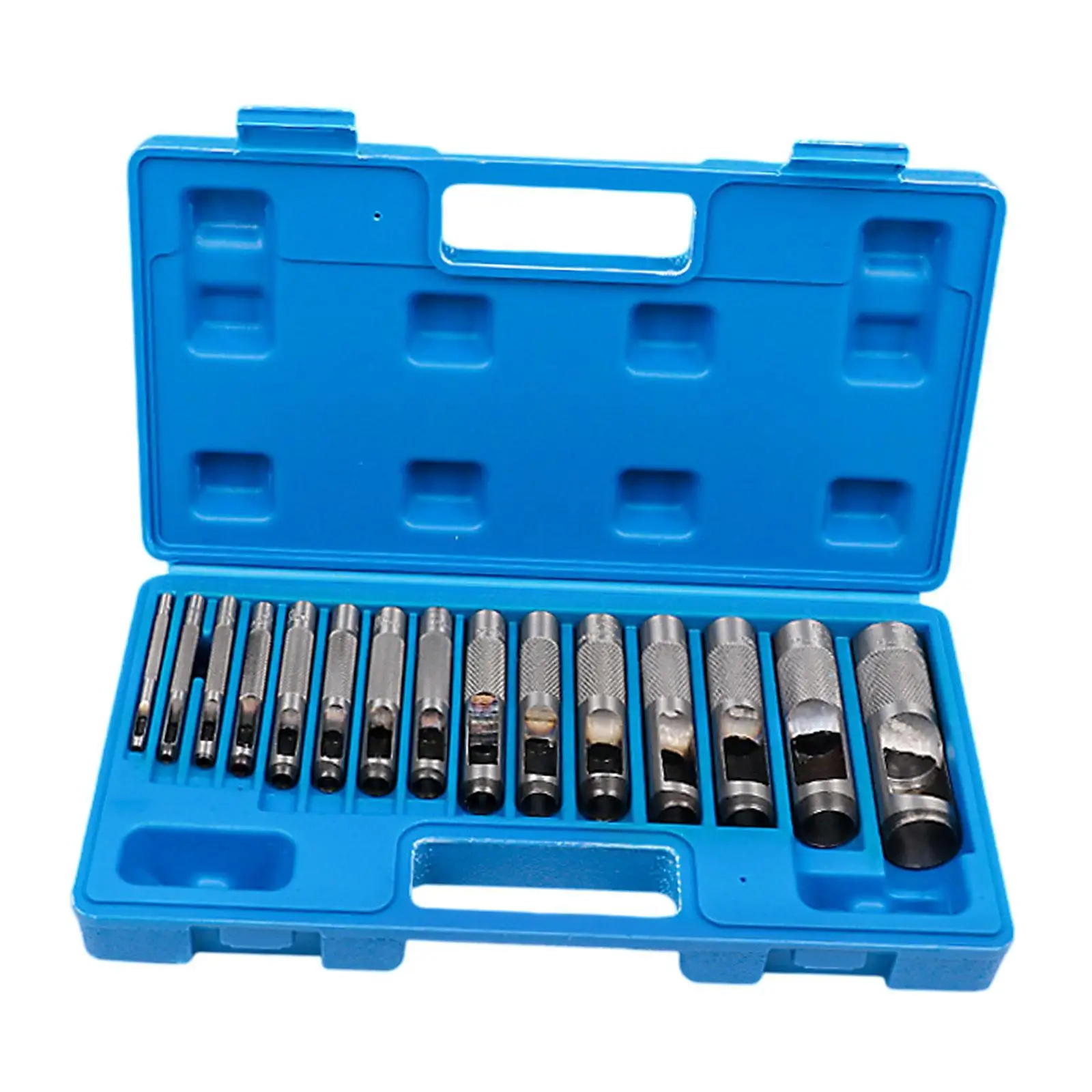 

Hollow Punch Set Portable Steel Punch Tool for Watch Band Paper Webbing