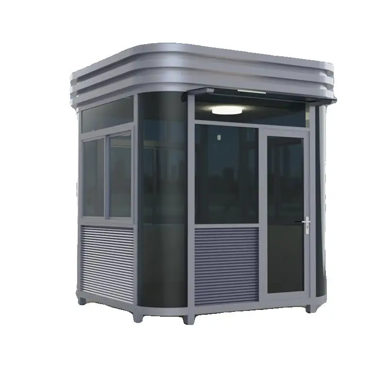 Finished steel structure guard box, security box, outdoor gate guard duty room, manufacturer toll station, guard