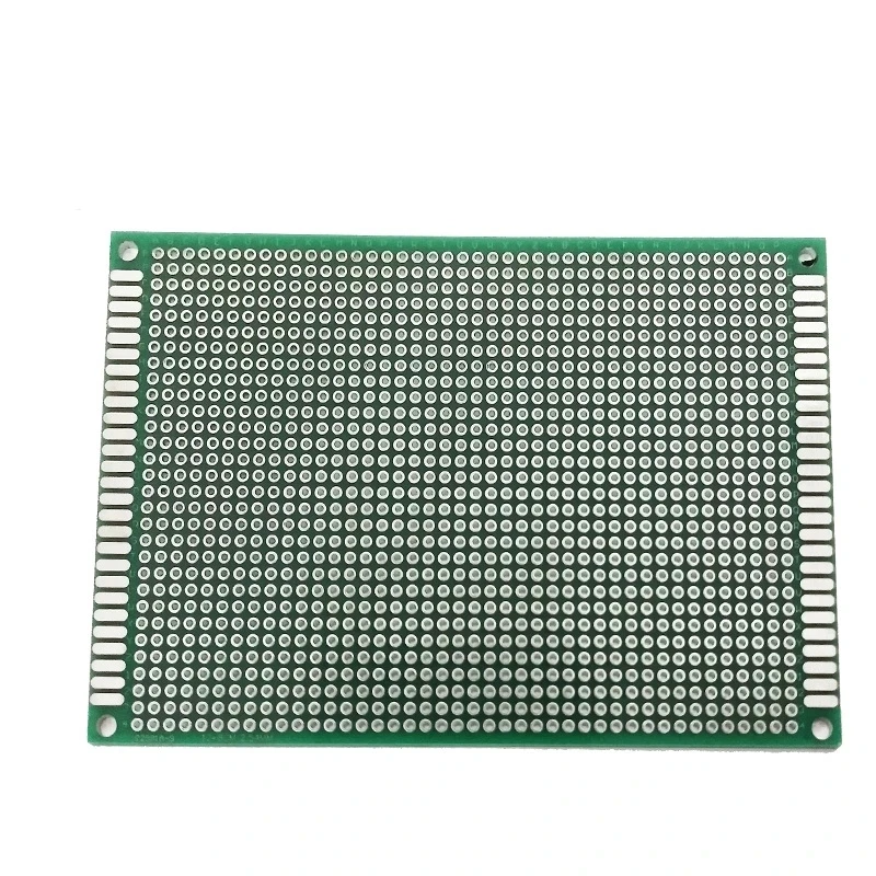 2PCS 8*12cm double-sided spray tin universal board 1.6mm glass fiber board PCB board experimental board 2.54mm hole board