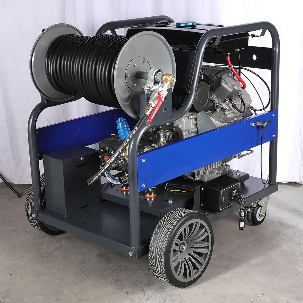 200bar High Pressure Sewer Jetter  2900psi Sewer and Drain Cleaning Machines for All Size Pipe Dredging