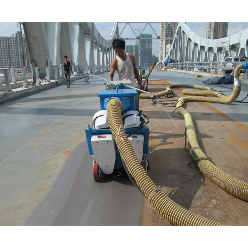 Industrial Floor Shot Blasting Machine Concrete Surface Roughening Road Cleaning Equipment