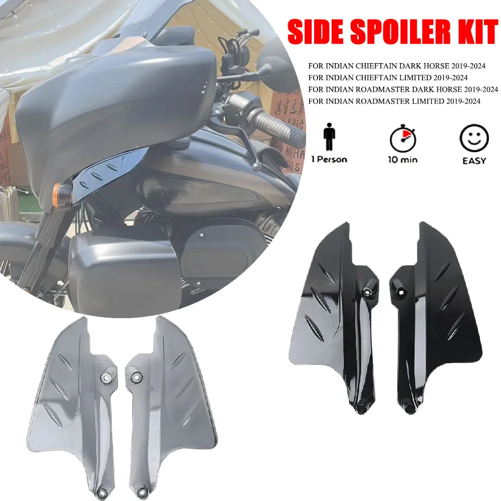 

For Indian Roadmaster Fairing Deflector Set Dark Horse Limited 2019-2024 High Quality Side Spoiler Kits Motorcycle Accessory