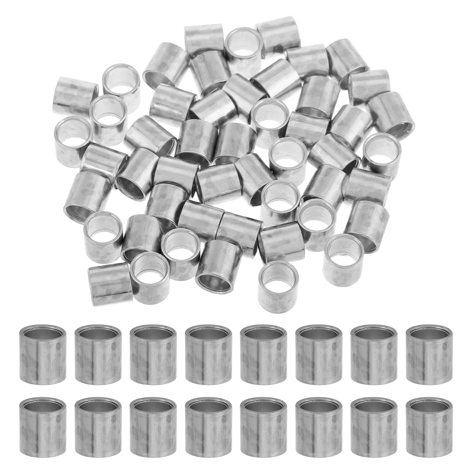 50Pcs Skateboard Bearing Sleeves Retainers Wheel Rotation Stabilizers Replacement Bearing Sleeve Assemblies Skating Parts