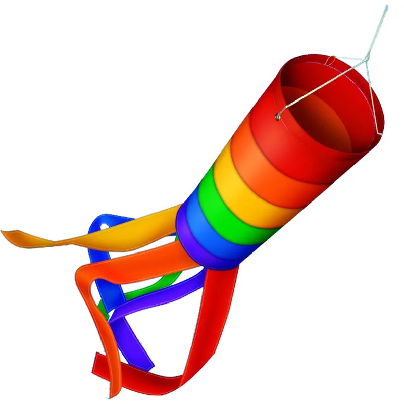 في الهواء الطلق متعة الرياضة جديد عالية الجودة 1M متعدد الألوان Windsocks معلقة على سيارة/طائرة ورقية/باعتباره الرياح ريشة مصنع مباشرة