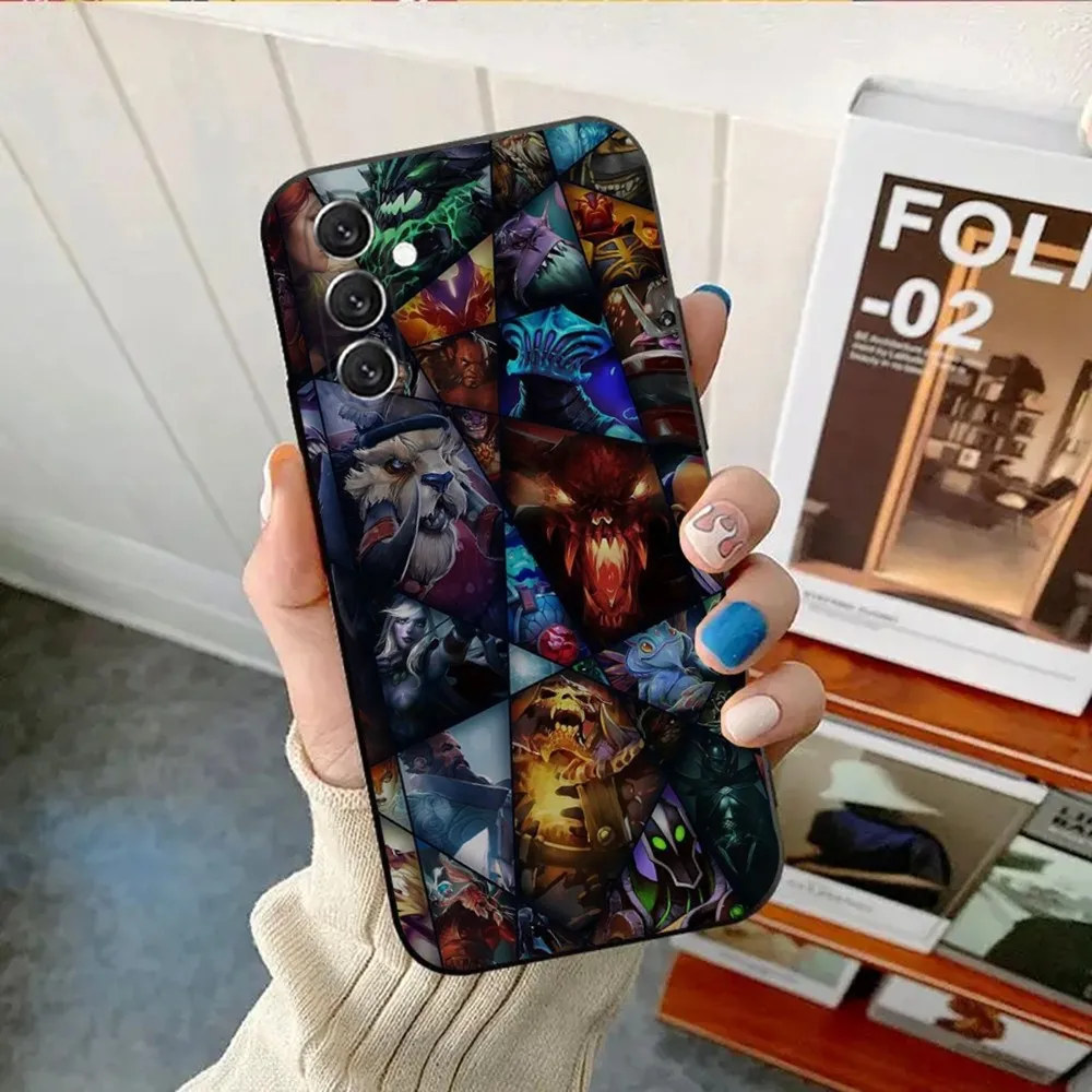 Game Dota 2 Phone Case For Samsung Galaxy A13,A21s,A22,A31,A32,A52,A53,A71,A80,A91 Soft Black Cover