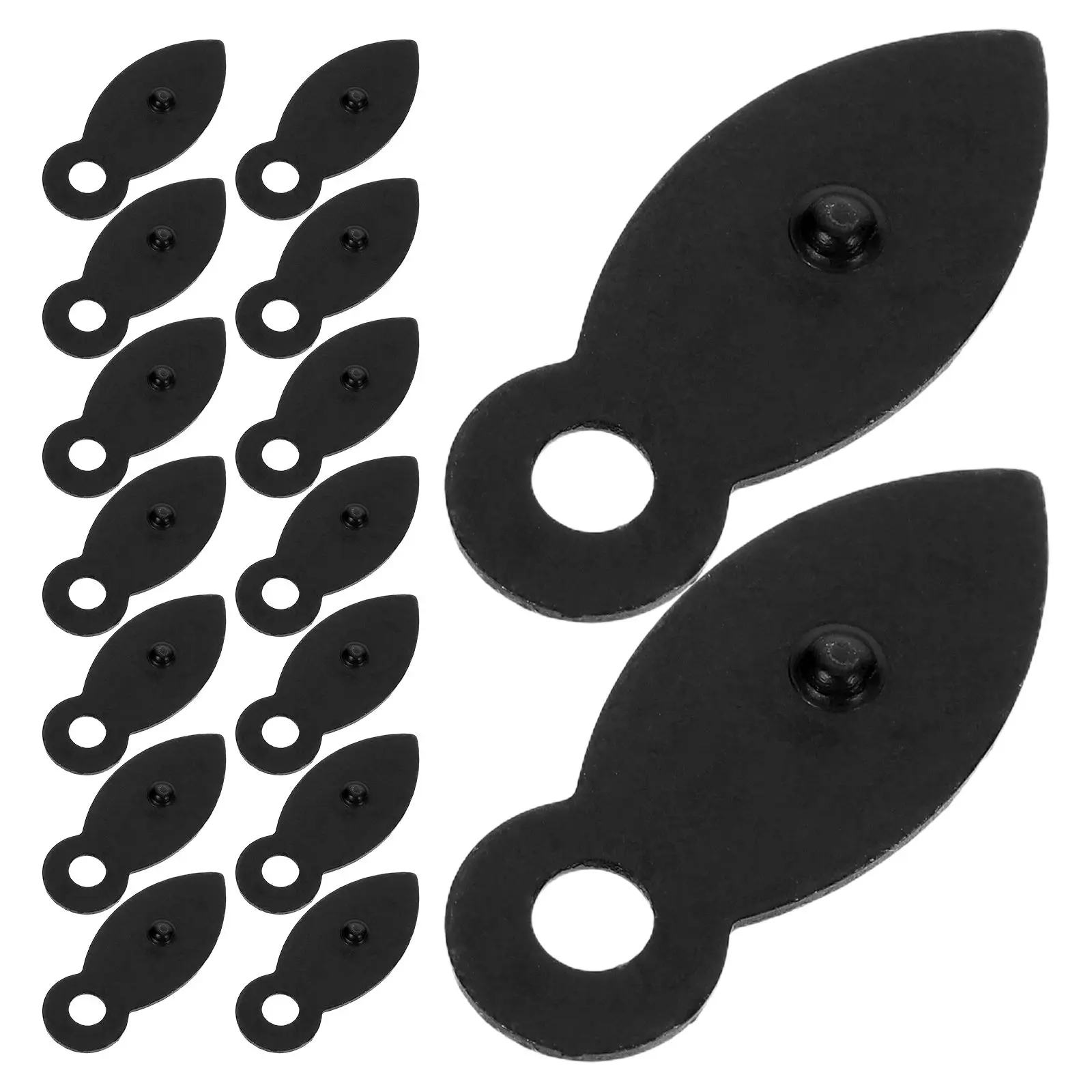 

100 pcs Frame Accessories Black Iron Turn Buttons for Photo Picture Easy Installation Bracket Mount Hardware Supply