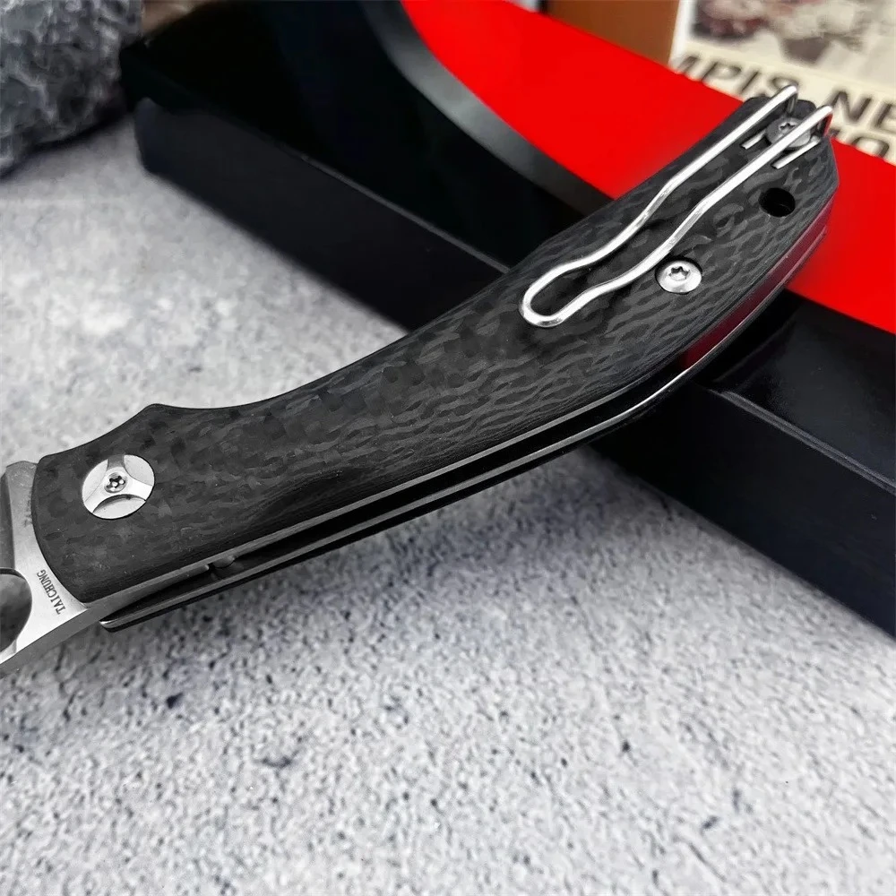 C241 كابارا التكتيكية جيب سكين للفرد D2 شفرة ألياف الكربون مقبض التخييم بقاء الصيد السكاكين لأدوات EDC في الهواء الطلق