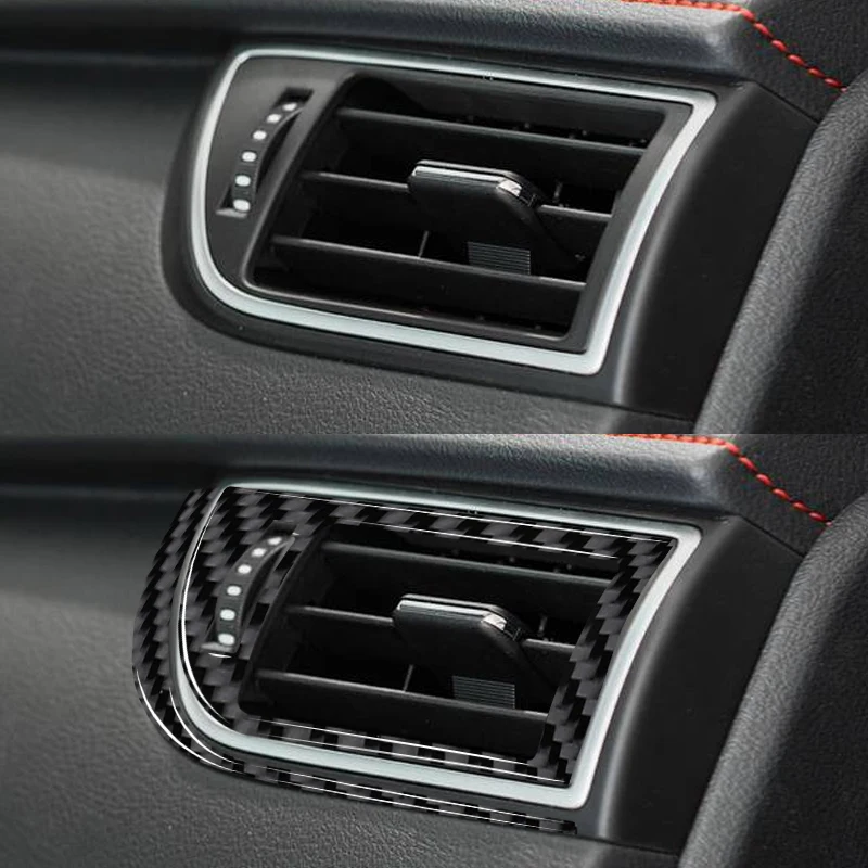 

For Toyota Camry 2015 2016 2017 Car Interior Parts Decorative Accessories imitation Carbon Fiber Black Stickers Cover Trim
