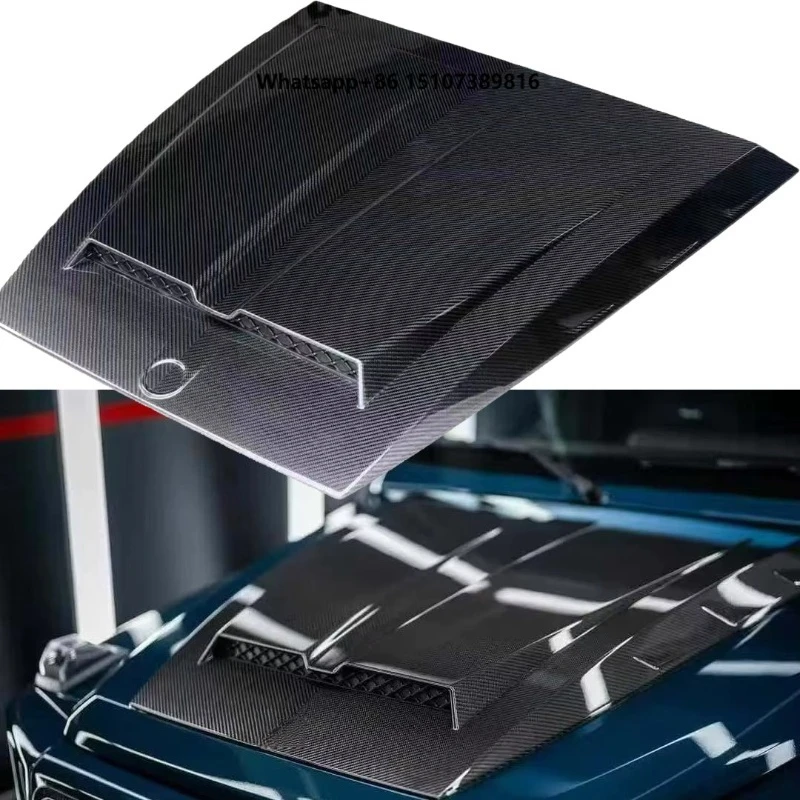 Carbon Fiber Engine Hood Bonnet for G Class W463 G500 G55 G63 G65 1990-2018 Style Front Hood Body Parts