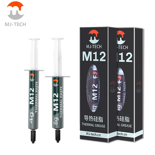MJ 12,4 W grasa térmica de alta conductividad térmica 12,4 W/m-k aplicable procesador Intel AMD PS5 CPU pasta térmica de refrigeración