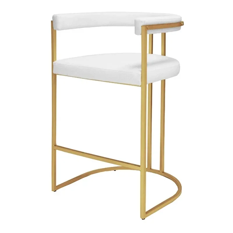

American modern light luxury bar chair/counter chair/soft decoration design/bar/villa
