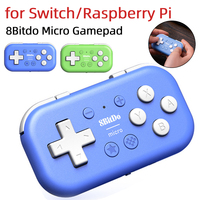 8BitDo Micro Bluetooth Gamepad Mini Controller Support For Nintendo Switch/Android/Raspberry Pi/iOS/Win10/11 And Keyboard Mode