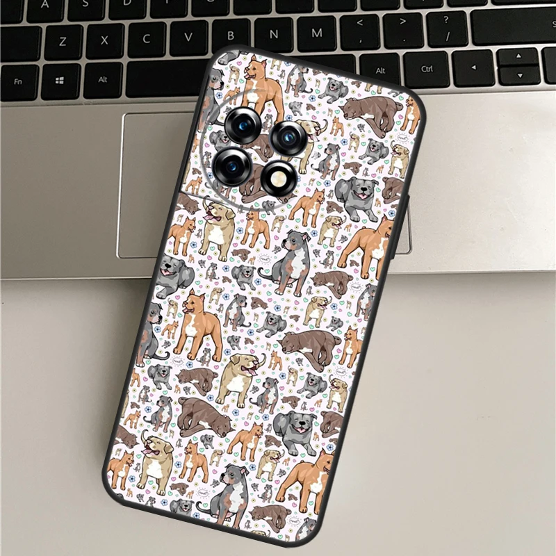 Pokrowiec na psa Pitbull na pokrowiec OnePlus Nord 2 2T CE2 Lite N10 N20 na OnePlus 11 9 10 Pro Ace 2 8T 9RT 10T