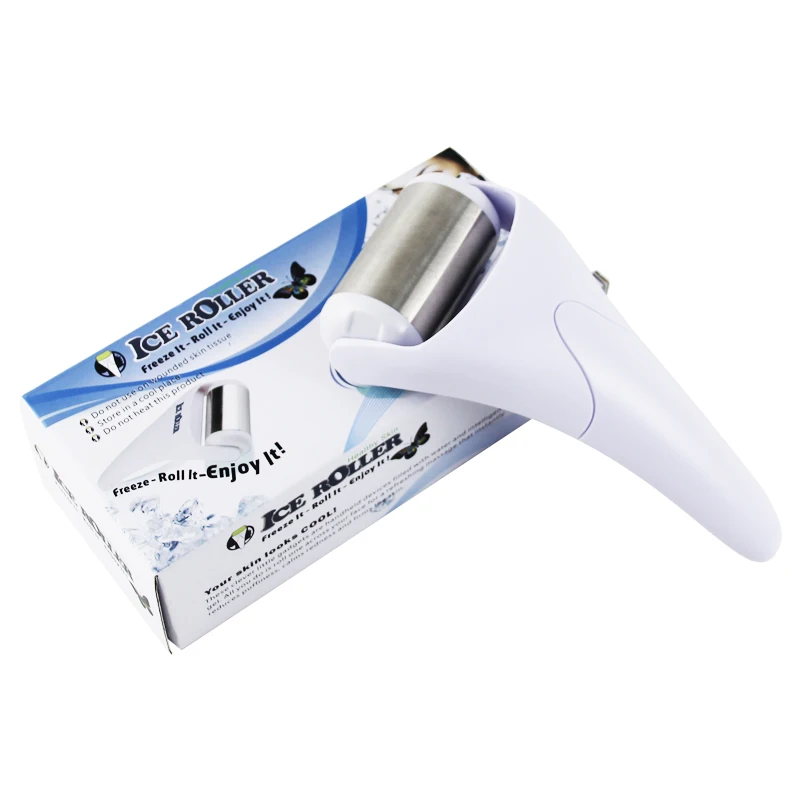 2025 Nieuwe Schoonheid Apparaat lce Huid Cool Derma Roller Massager Voor Gezicht Lichaamsmassage Gezichtshuidverzorging Voorkomen rimpel Dermo Roller