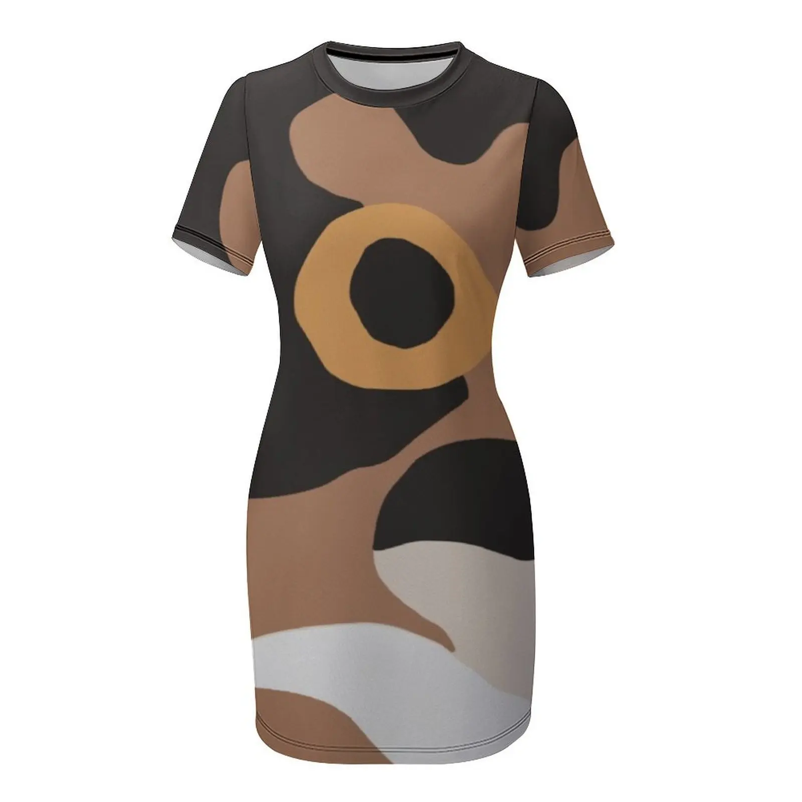 ชุดเดรสแขนสั้นผู้หญิงสวย เสื้อผ้าสวยงาม กระโปรงฤดูร้อน ชุดราตรี 2025 ชุดราตรีสตรี 2025 ชุด