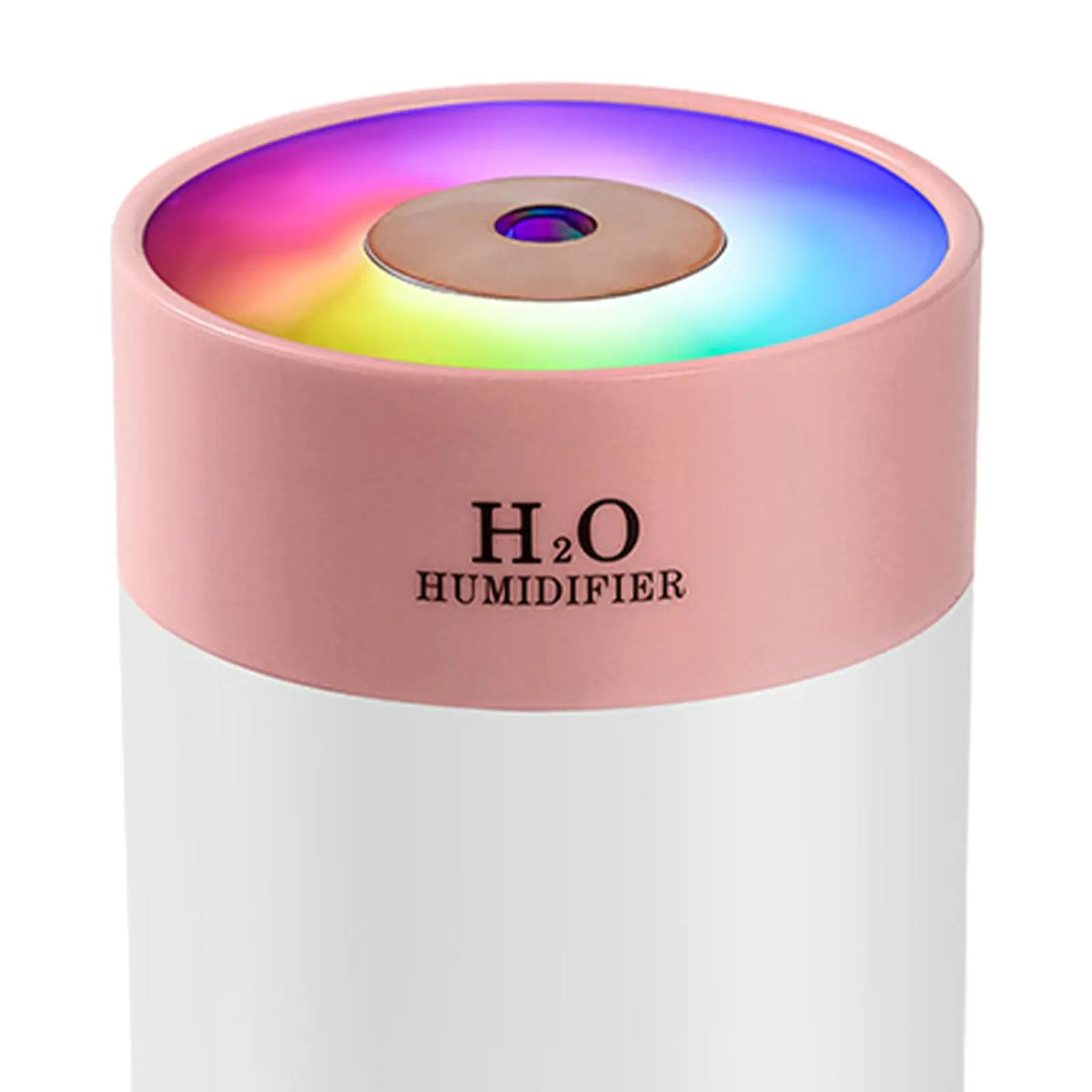 Desktop colorido da luz da noite do difusor do óleo essencial do umidificador de ar pessoal