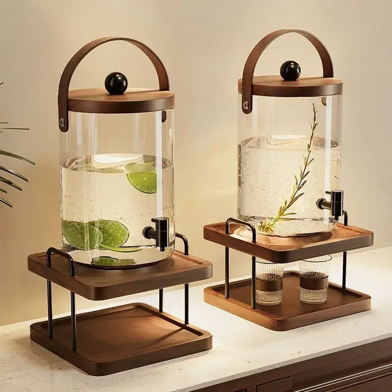 Chinese style air-cooled kettle large-capacity household water beverage bucket summer juice fruit tea bucket high-value