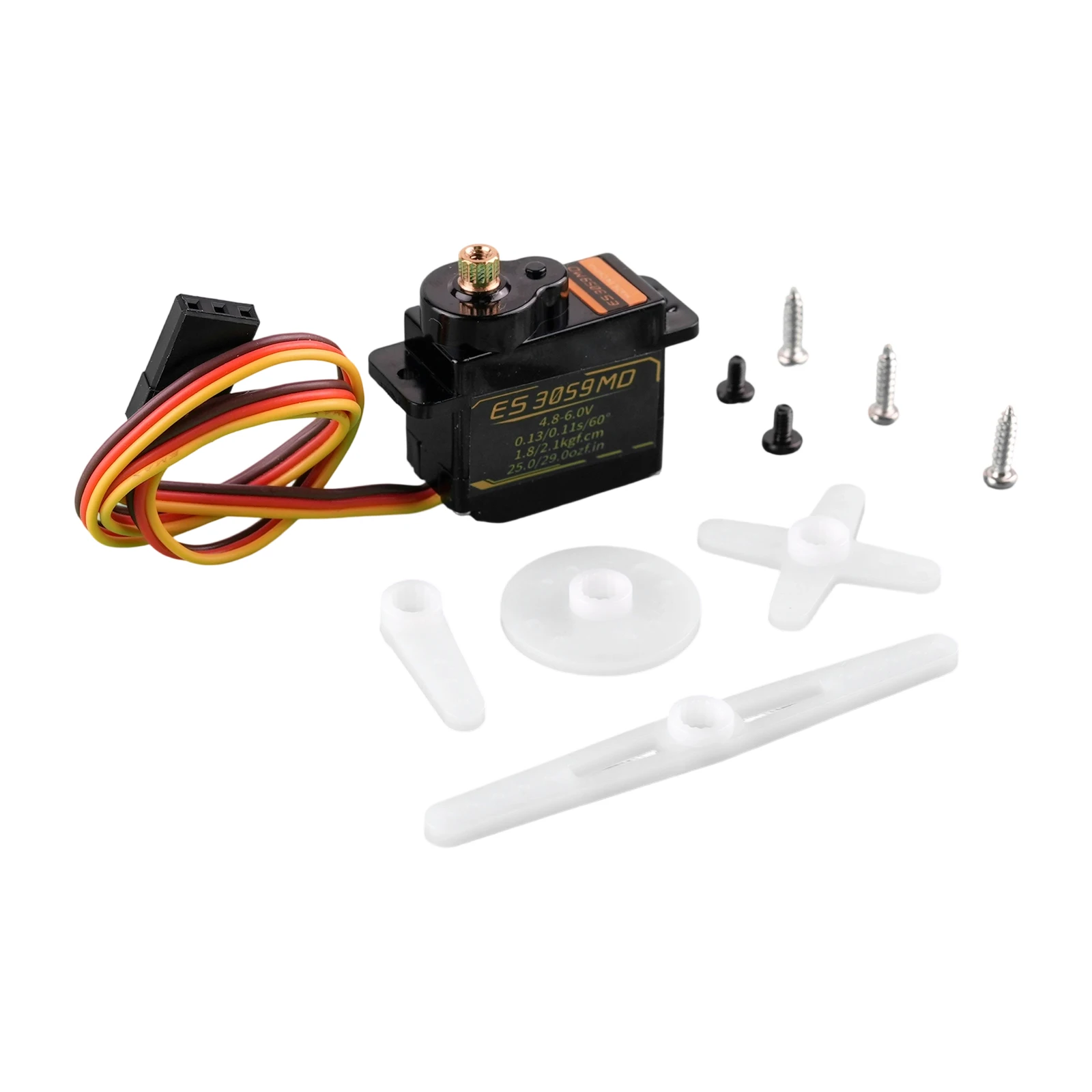 EMAX ES3059MD Micro Servo numérique 9g engrenage métallique couple élevé pour avion RC hélicoptère Robot bricolage pièces accessoires