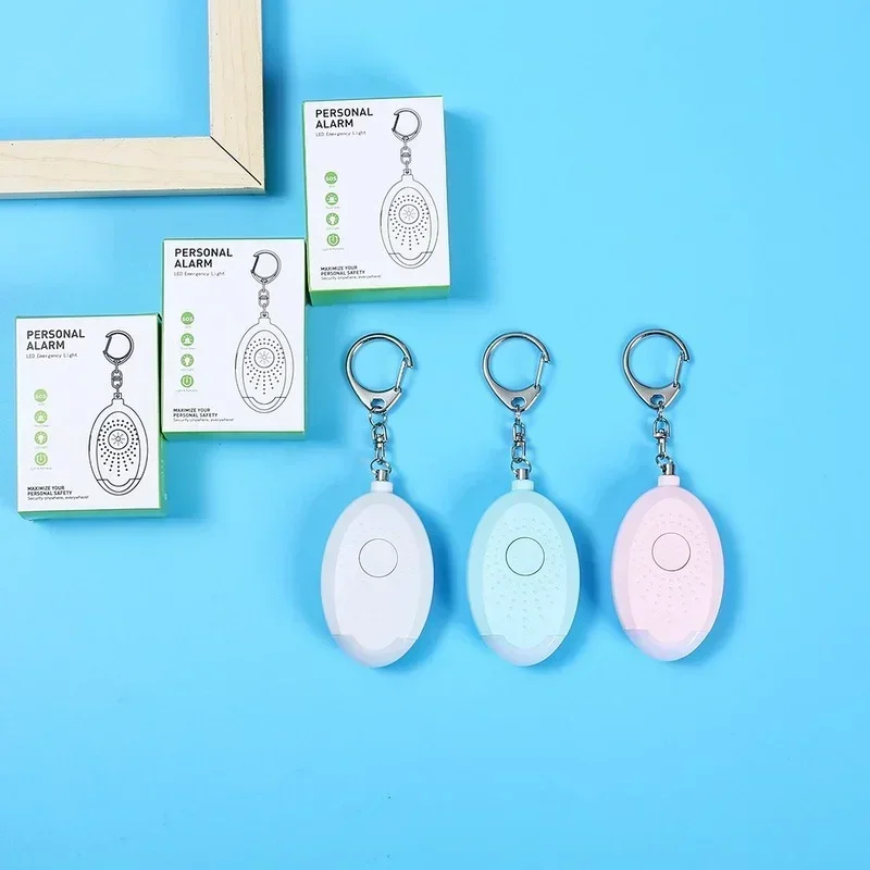 130dB Security Protect Alert Scream Loud Emergency Alarm Keychain Personal Safety for Women Children Elder Girls Self Defense