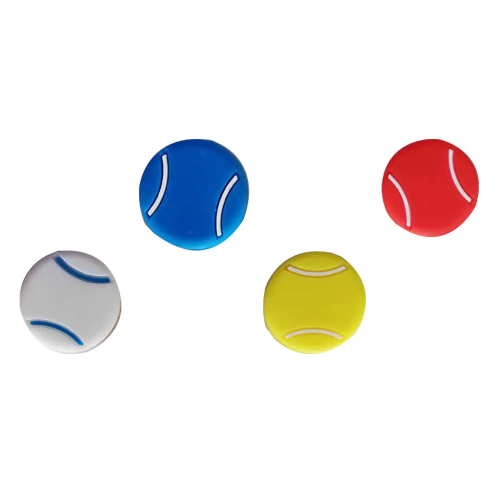 

4Pcs Tennis Racket Vibration Dampeners Silicone Shock Absorbers Easy Install Improve Control Tennis Accessory Shocks Absorber