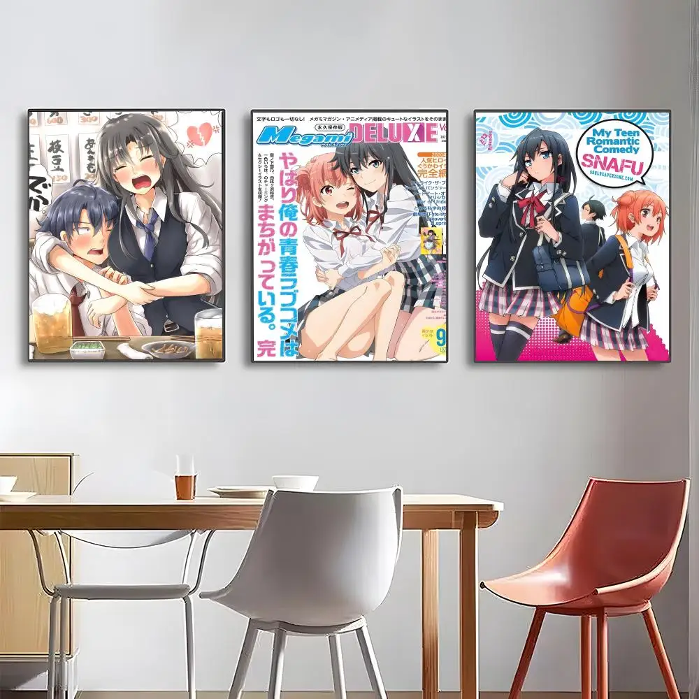Anime My Teen Romantic Comedy SNAFU Poster High-definition posters, wall art for living room and home decor.