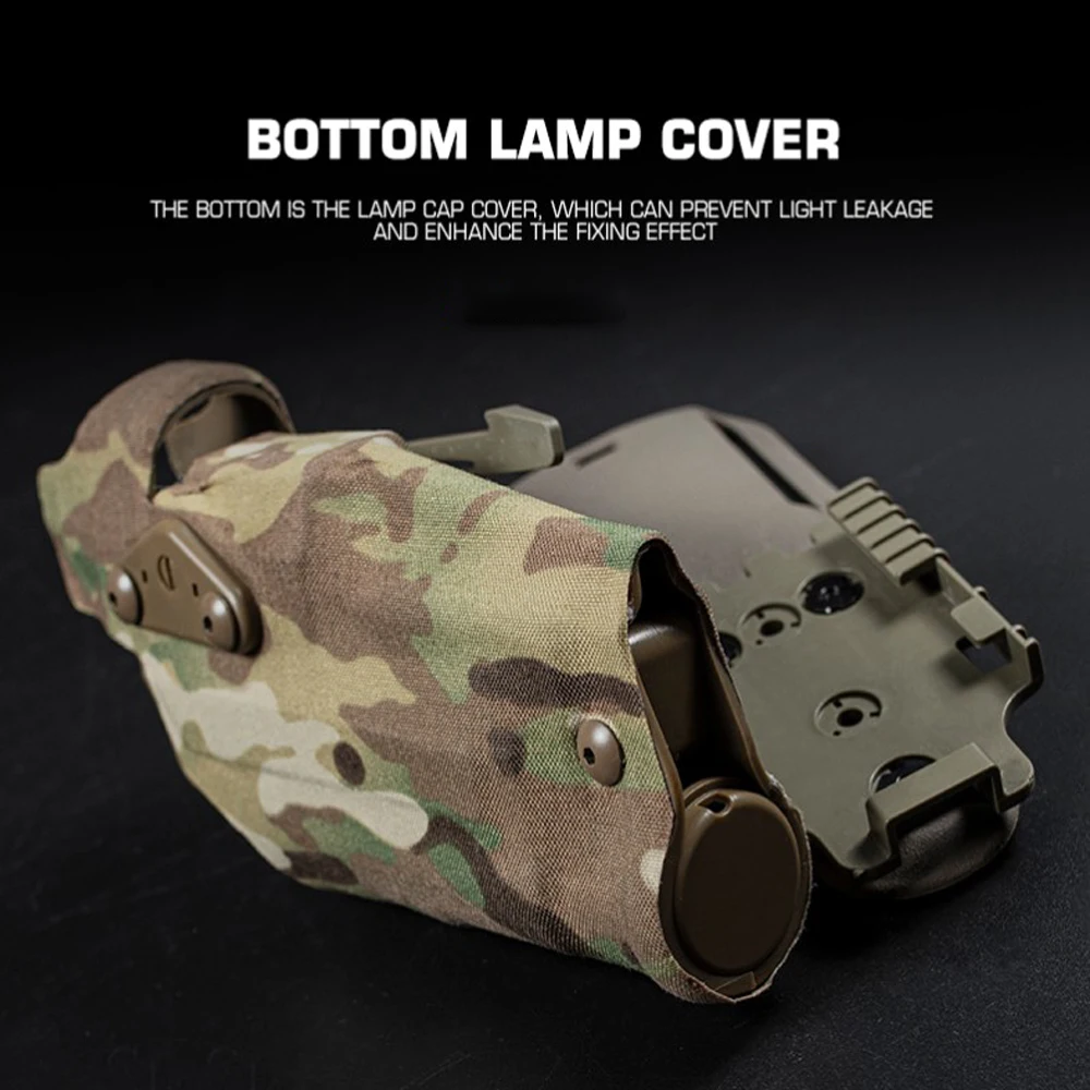 6354DO Taktisches Holster für Glock 17 mit X300/X300U Surefir Ultra Taschenlampe Jagd Airsoft Universalholster Rechts-/Linkshänder – Detail 5
