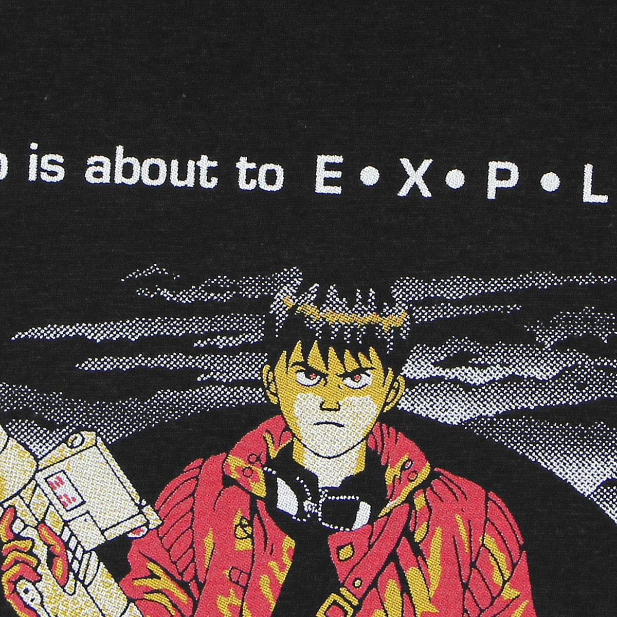 Akira T-Shirt Neo Tokyo Explosion Otomo Katsuhiro METROPOLIS Memories Anime Cotton Black Tee Shirt