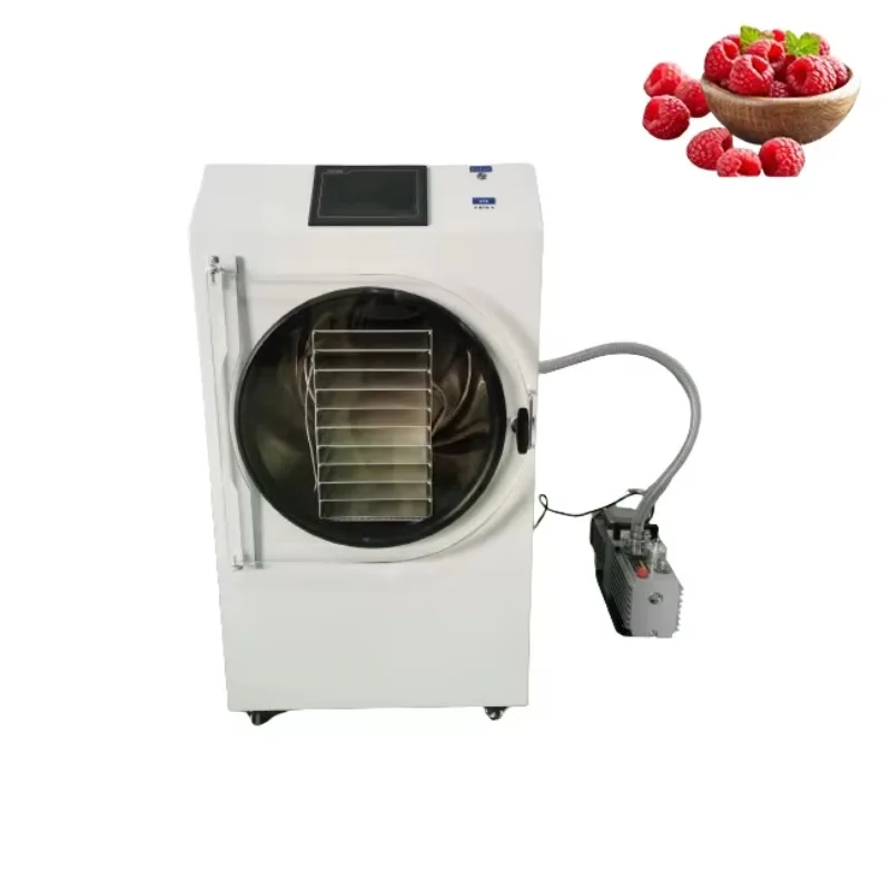Vacuum Freeze Dryer Electric Heating Motor 304 Stainless Steel 2-3kg Capacity Food Processing Machine For Drying Fruit Coffee