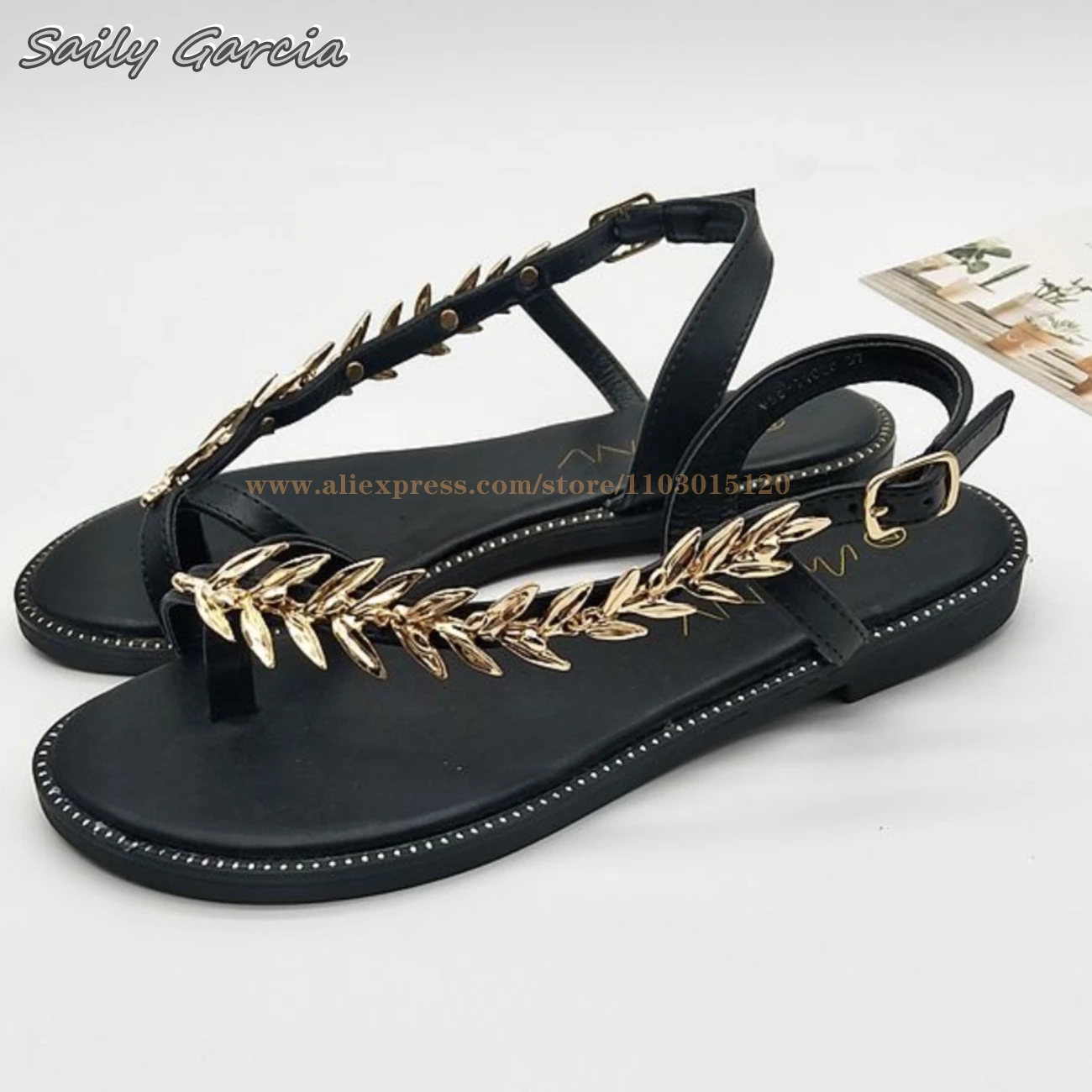 Rertro Metall dekoration Schnalle Riemen Strands andalen 2024 Sommer neue All-Match-Freizeit schuhe Open Toe sexy Damen Sandalen