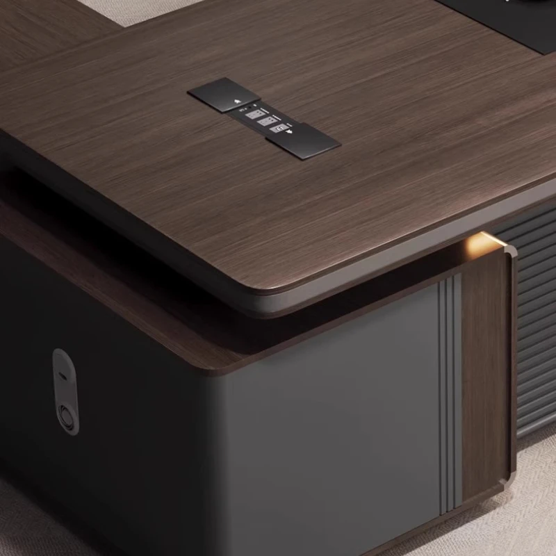 طاولة كمبيوتر مستقرة على شكل حرف L مكاتب مكتبية منظم ألعاب مكتب كتابة خزانة ملفات أثاث مكتبي لغرفة النوم