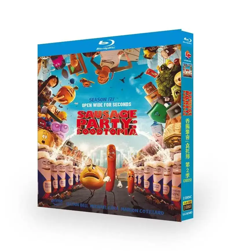 

Sausage Party: Foodtopia Season 2 (2025) ， Blu-ray BD 2 Discs