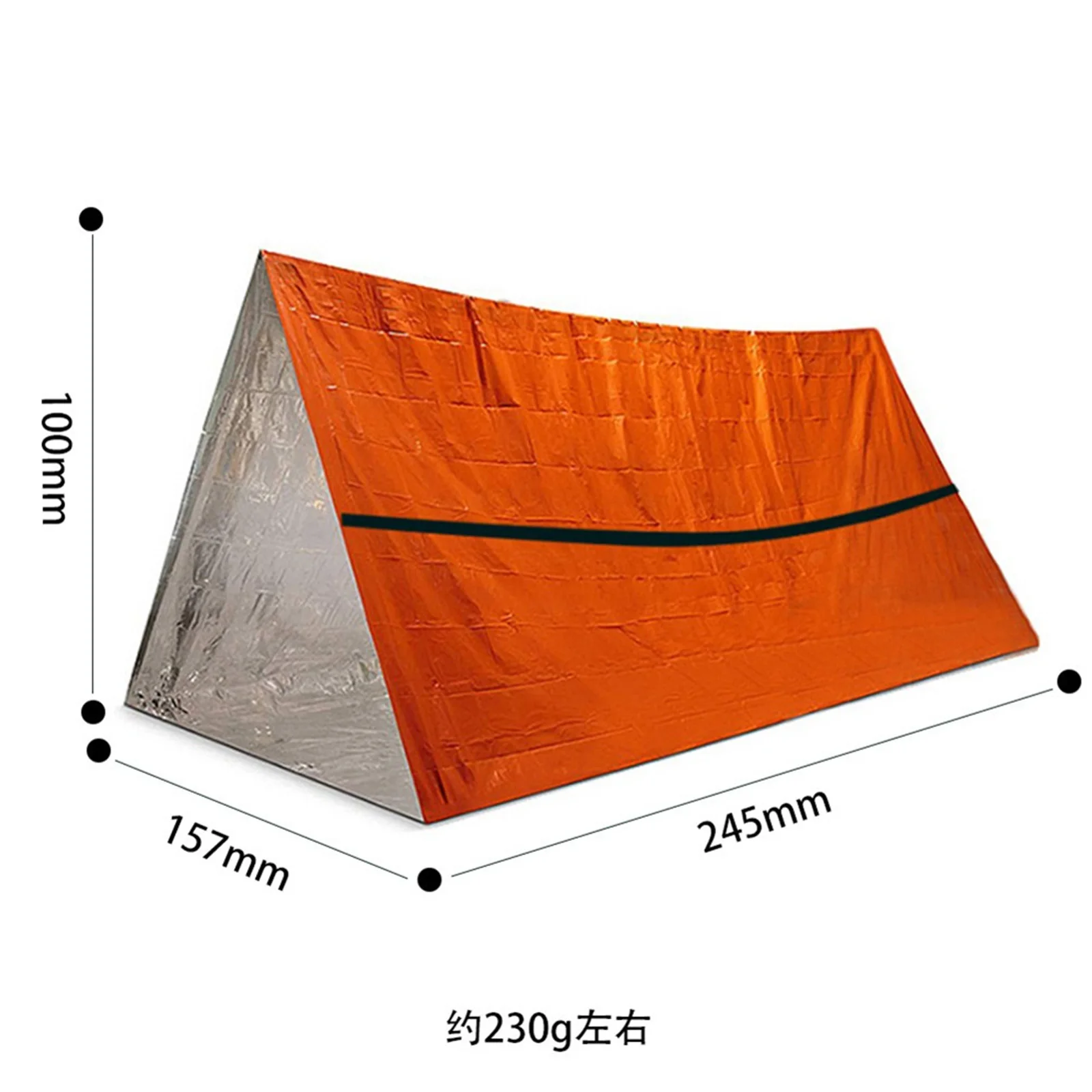 

Exploration Aluminum Film Tent Aluminum Film Tent Easy To Carry Outside Tent Warmth Waterproof Cold-proof Lightweight Outdoor