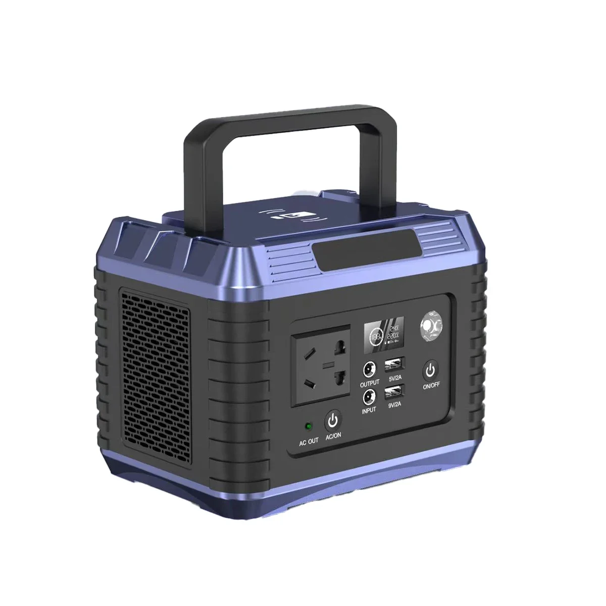 200W LiFePo4 Battery Portable Power Station Emergency Power Supply with AC DC USB Type C Outlets for camping