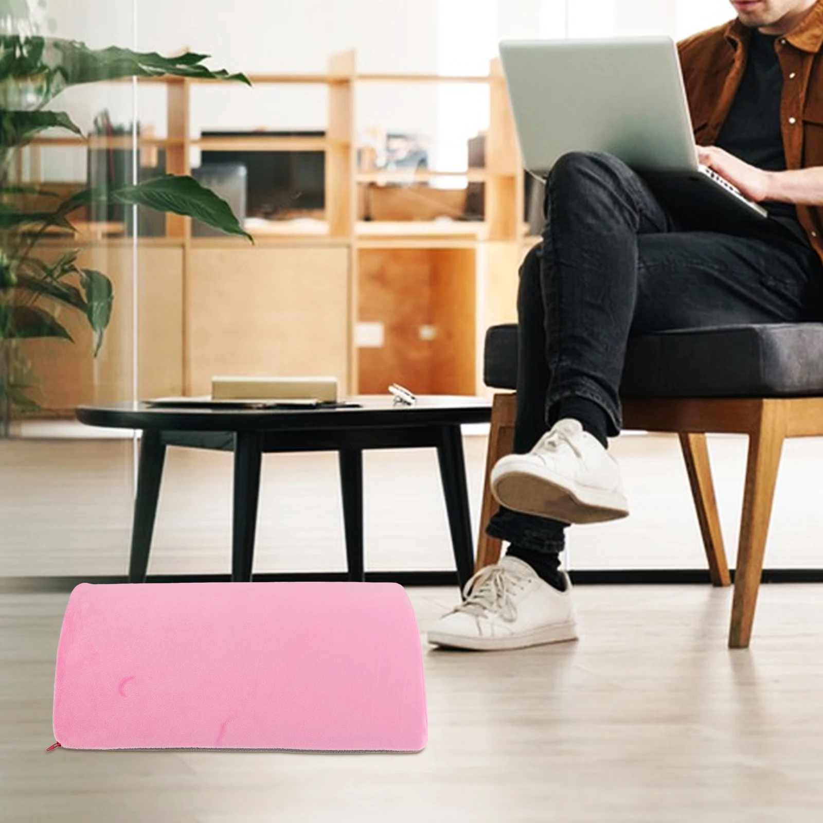 

Premium Memory Foam Foot Pillow Office Footrest Cushion Under Desk Ergonomic Support Comfort Relief Anti-Fatigue Pad For Home
