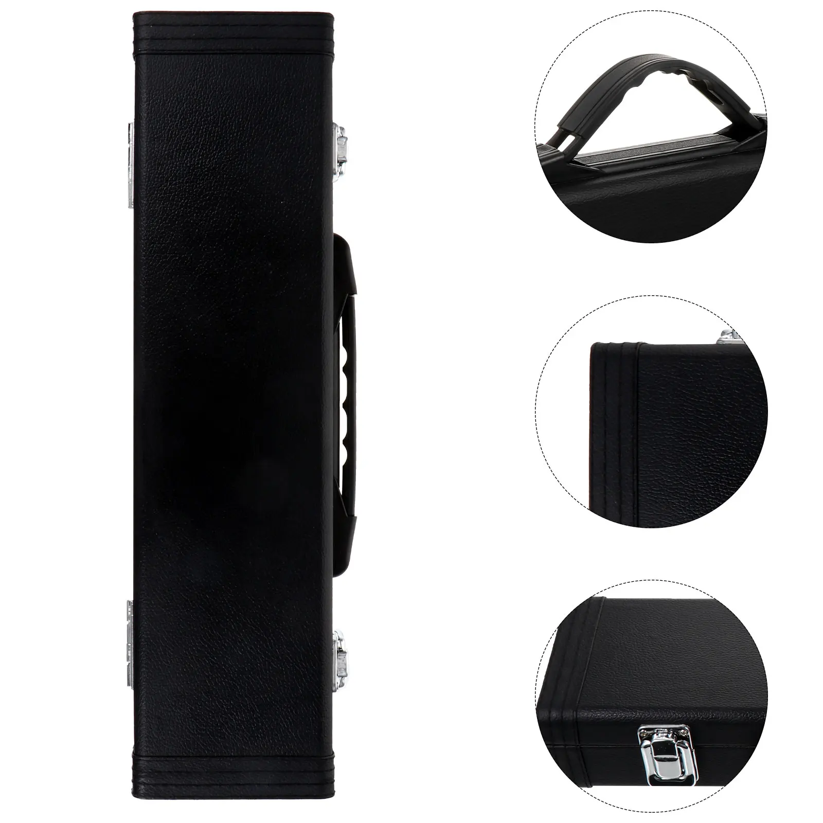 

Anti-drop Box for Flute Organizer Professional Case with Buckle Backpack Portable Carrying Pu Shatter-resistant Storage