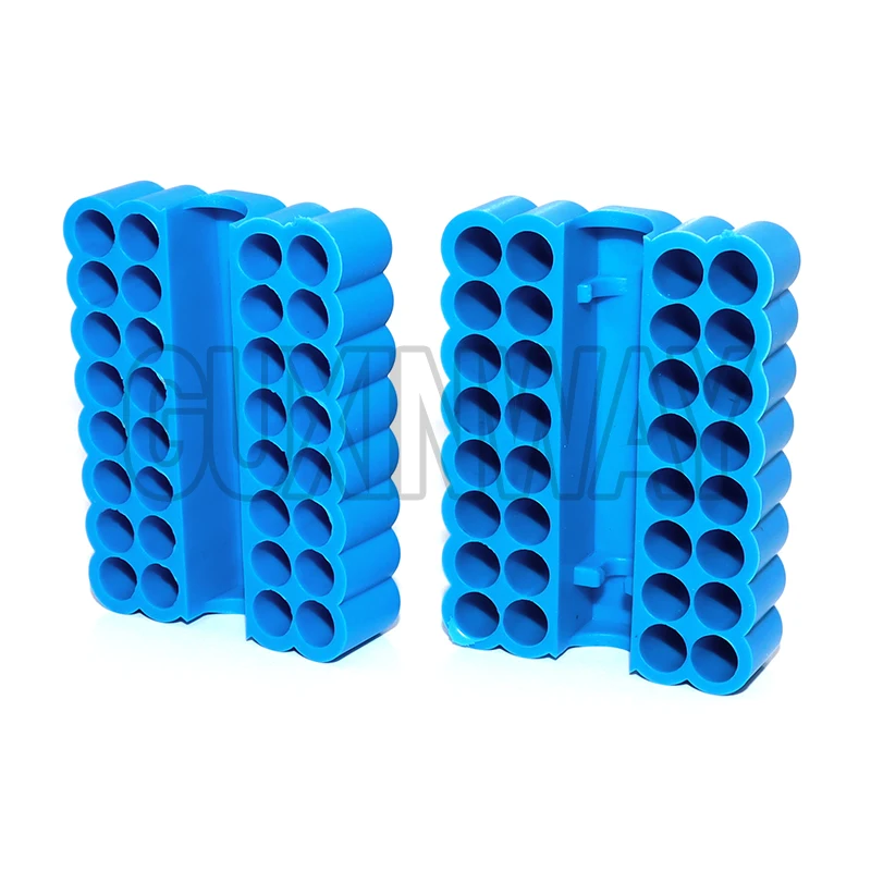 2pcs Bit Holder 32 Holes Bit Hex Shank Organiser Screwdriver Bit Holder Drill For Storage For 6.35MM Shank Storage Box
