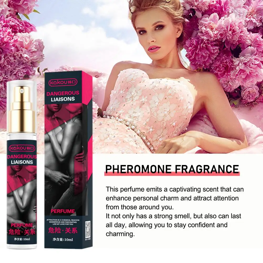 1PC Perfume Pheromones For Women And Men Gold Powder Long Lasting Stranger Love Perfume 10ML