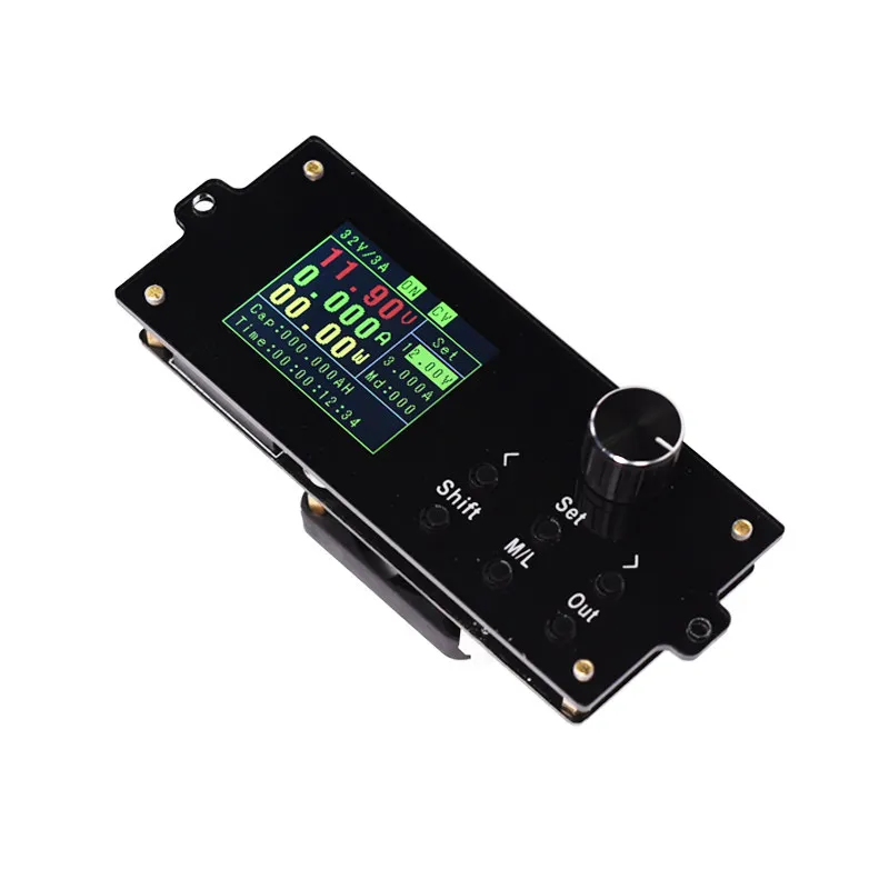 Digital Control Adjustable DC Power Supply Module Color LCD Display DIY Buck Module Continuously Adjustable Voltage Current