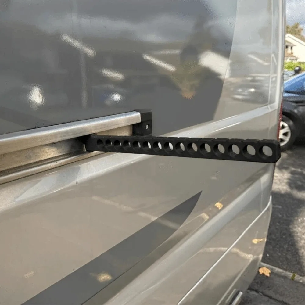 Creative Drying Rack for RV Tracks Detachable 3D Printing No-Drill Clothes Hanger Easy Installation Portable Clothes Drying Rack