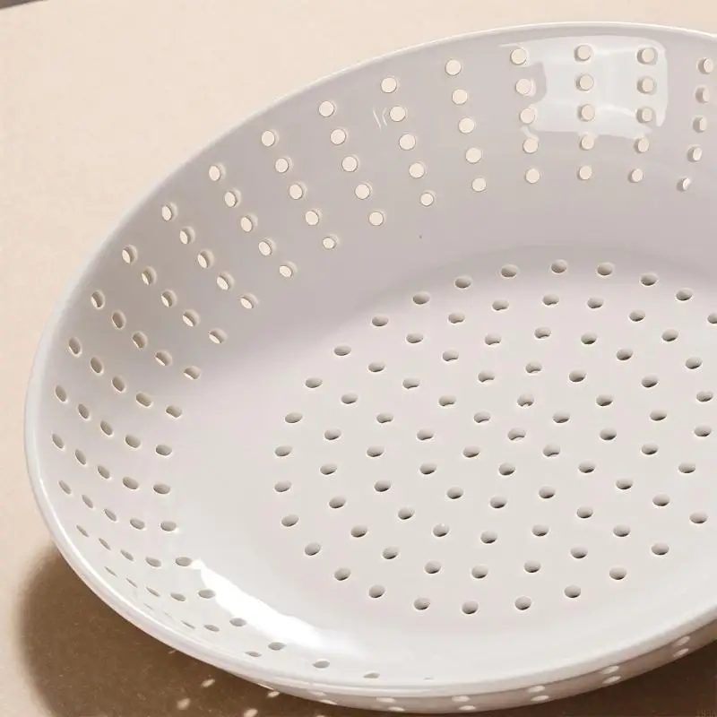 Multipurpose Ceramic Steamer Tray Perfect For Home Cooking And Entertaining Preserves Texture Dishwasher Safe