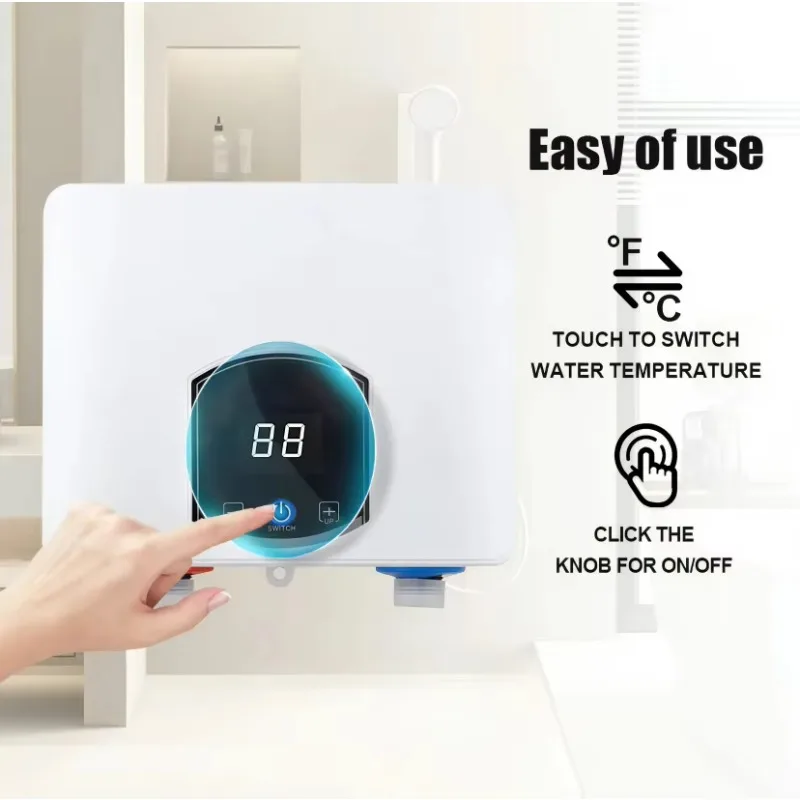 3.5KW-6.5KW 220V 110V 전기 순간 온수기 제조업체 소형 순간 샤워 온수기