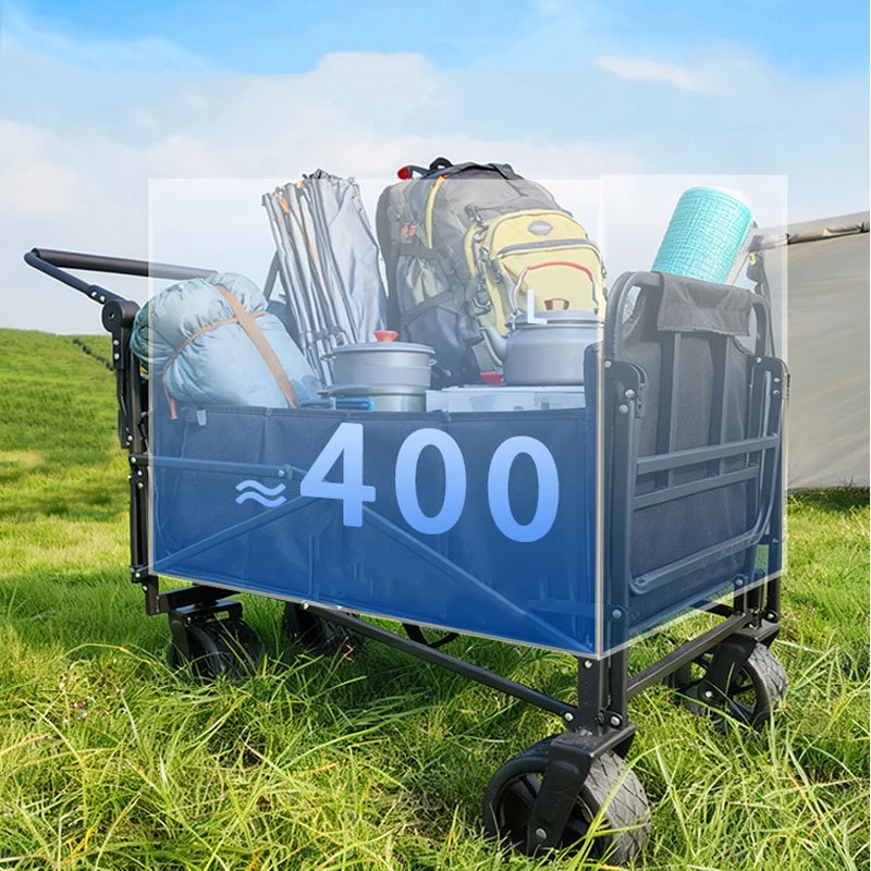 Outdoor Camping Trolley - Outdoor-kampeertrolley met verstelbare zitting – Draagbare