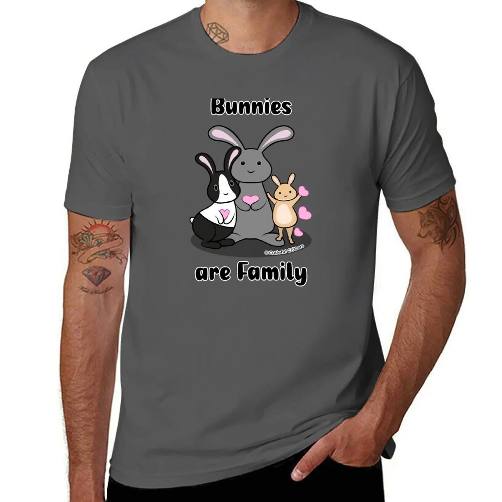 

Bunnies are Family! T-Shirt t shirt custom print mens graphic t shirts t shirts for man slim fit T-Shirt